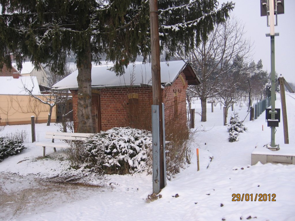 Der ehemalige Posten 1a in Robach am 29.01.2012. (Foto: Hans Grau)