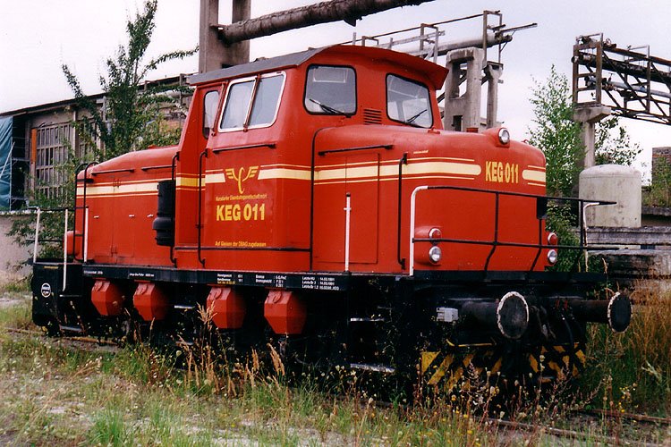 KEG 011 am Zementwerk Karsdorf; September 1999, (Foto: Mathias Bootz)