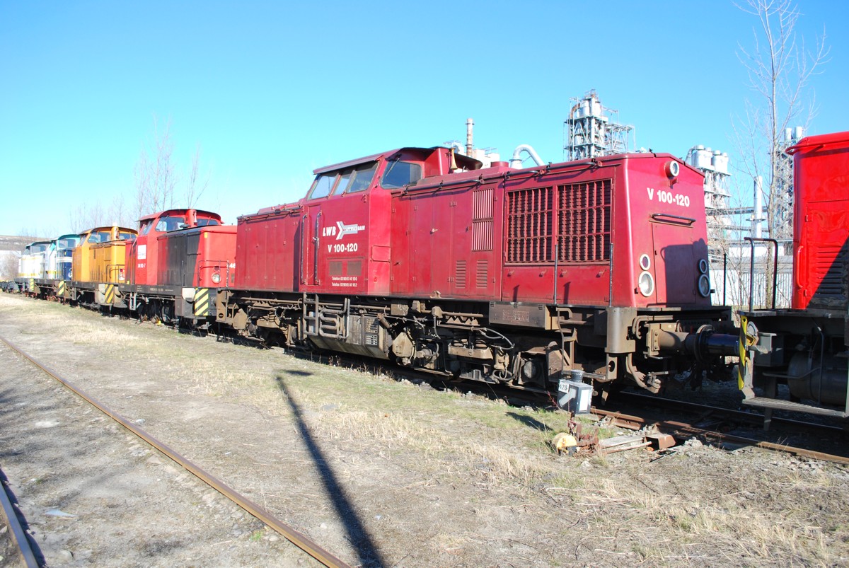 LWB V 100-120 am 23.02.2014 abgestellt in Karsdorf. (Foto: Mario Fliege)
