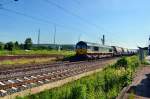 Am 15.06.2013 hatte die PB 14 von Ascendos Rail Leasing einen Ganzzug am Haken, hier zusehen die Durchfahrt in Naumburg Hbf Richtung Bad Ksen.