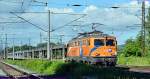 Am 22.06.2013 fuhr die North Rail 1142 579  Susi  mit einem Leerzug durch Naumburg Hbf in Richtung Grokorbetha.