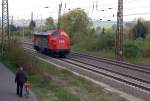 EBS 1131 als Tfzf Richtung Leiling, am 16.04.2014 in Naumburg Hbf. (Foto: dampflok015)