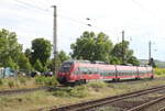 DB 442 605  Stockheim  als RE 4990  Franken-Thringen-Express  von Nrnberg Hbf nach Leipzig Hbf, am 13.07.2022 in Naumburg (S) Hbf.