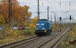 PRESS 204 036-6 (92 80 1202 586-4 D-PRESS) als Tfzf Richtung Weienfels, am 12.11.2023 in Naumburg (S) Hbf.
