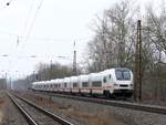 Am 01.03.2024 war die Railadventure 183 500 in Naumburg (S) mit einem ICE-L von Leipzig nach Treuchtlingen unterwegs.