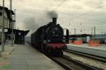 Am 27.09.1995 wurde 38 1182 vom Bw Arnstadt historisch fr einen privaten Sonderzug von Halle (S) nach Freyburg (U) und zurck gebucht.