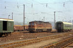 DR 131 008-5 im Oktober 1991 in Naumburg (S) Hbf. (Foto: Jrg Berthold)