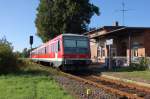 br-628/320444/db-928-600-6-als-rb-nach DB 928 600-6 als RB nach Naumburg Hbf, am 09.09.2006 in Kleinjena. (Foto: dampflok015)
