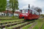 Der 1.  Unstrut-Schrecke-Express  im Jahr 2013 erreicht in Form von EBS 772 345-5 aus Erfurt, am 01.05.2013 Roleben.