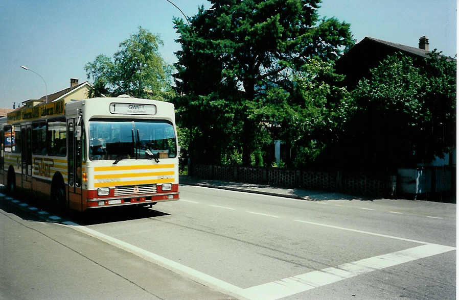 (003'422) - SAT Thun - Nr. 28/BE 419'028 - Volvo/R&J im Juli 1988 in Thun, Post Drrenast