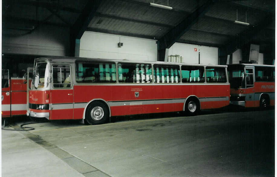 (007'527) - AFA Adelboden - Nr. 19/BE 26'774 - FBW/R&J am 25. Juli 1991 im Autobahnhof Adelboden