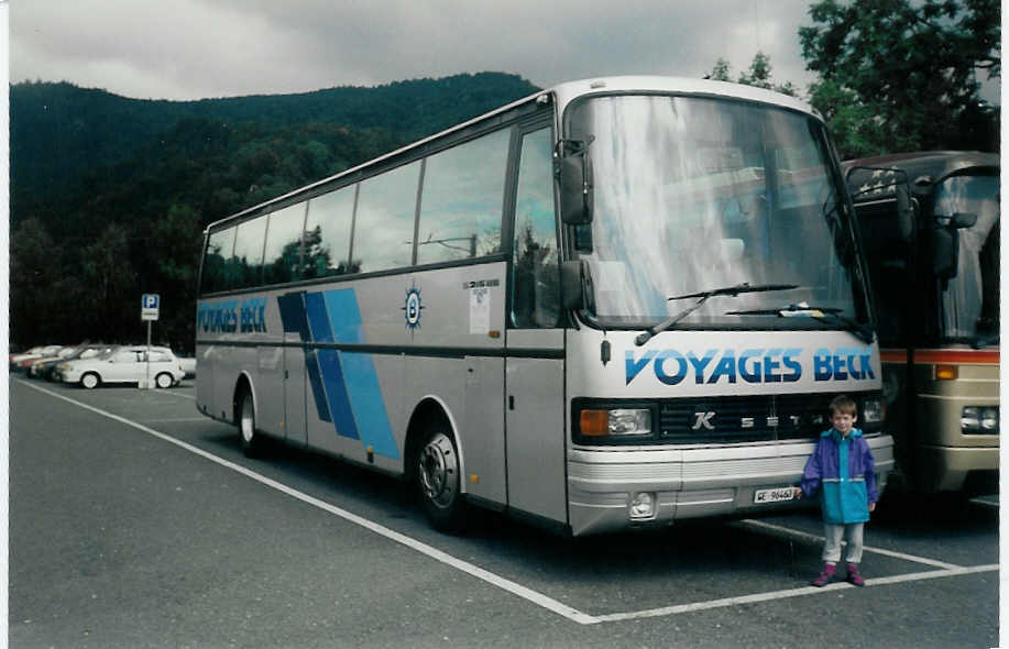 (014'909) - Beck, Genve - GE 96'463 - Setra am 31. August 1996 in Thun, Seestrasse