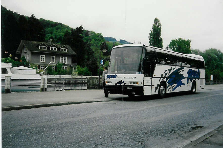 (017'019) - Rsli, Winterthur - ZH 153'608 - Neoplan am 12. Mai 1997 bei der Schifflndte Thun