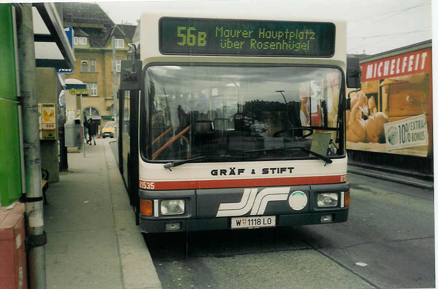 (017'115) - Dr. Richard - Nr. R1535/W 1118 LO - Grf&Stift am 24. Mai 1997 beim Bahnhof Wien-Hietzing