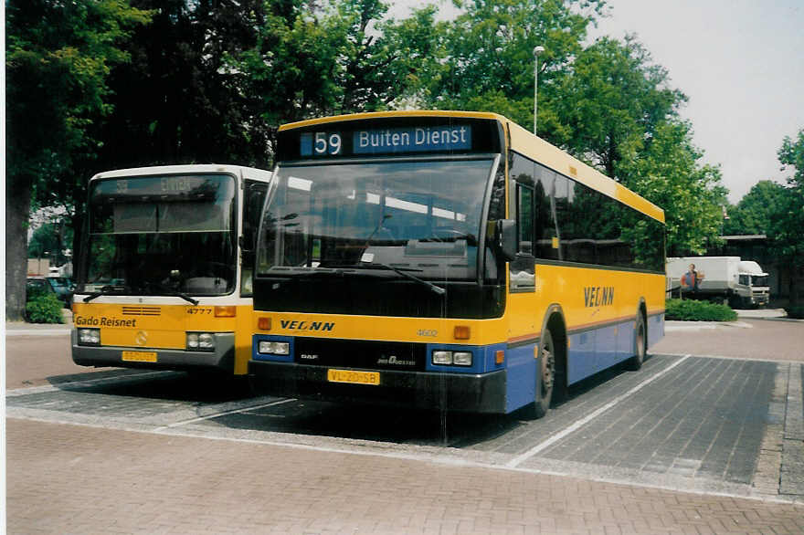 (017'821) - VEONN - Nr. 4602/VL-20-SB - DAF/Den Oudsten am 15. Juli 1997 beim Bahnhof Emmen