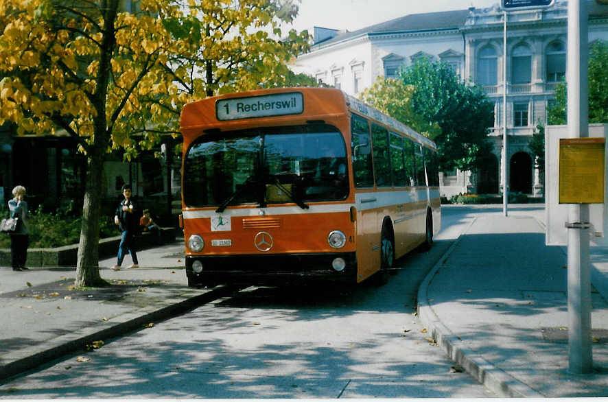 (019'824) - BSU Solothurn - Nr. 41/SO 21'302 - Mercedes/Hess am 6. Oktober 1997 in Solothurn, Amthausplatz