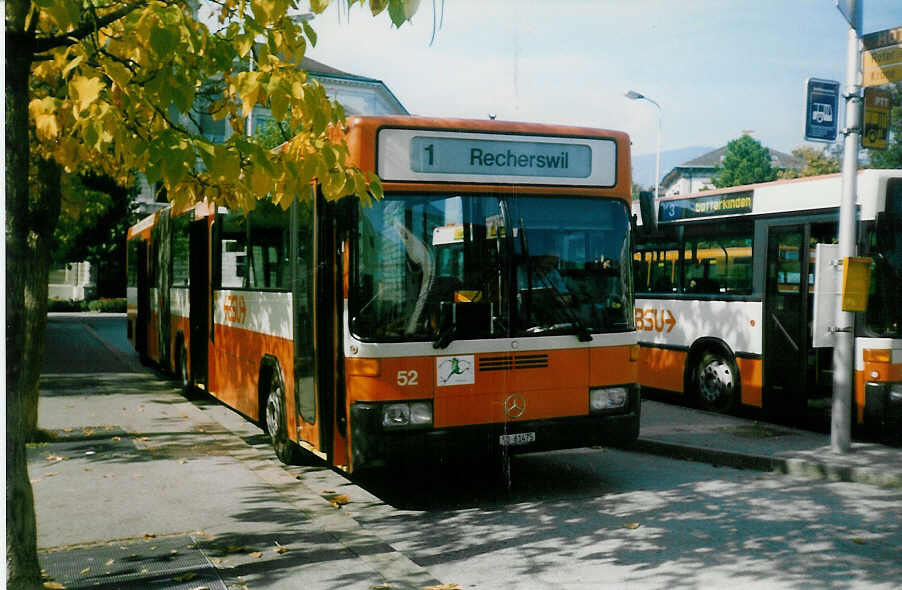 (019'830) - BSU Solothurn - Nr. 52/SO 61'475 - Mercedes/Hess am 6. Oktober 1997 in Solothurn, Amthausplatz