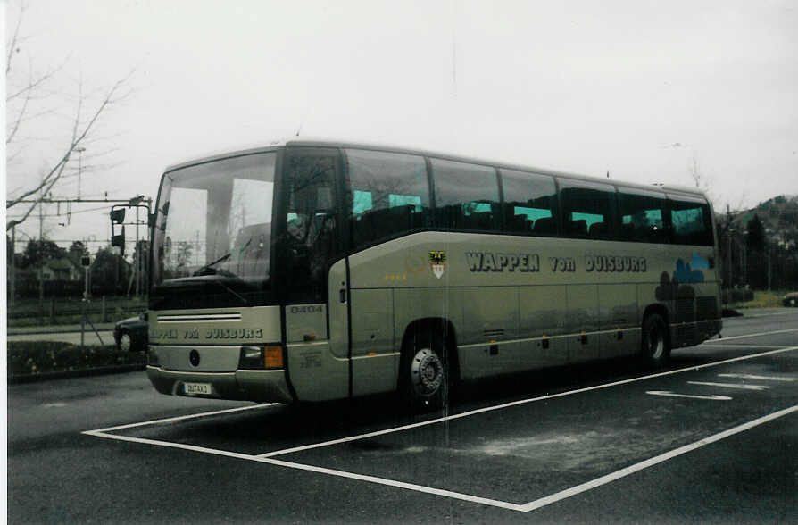 (021'405) - Aus Deutschland: Dunkerbeck, Duisburg - DU-AX 1 - Mercedes am 3. Januar 1998 in Thun, Seestrasse