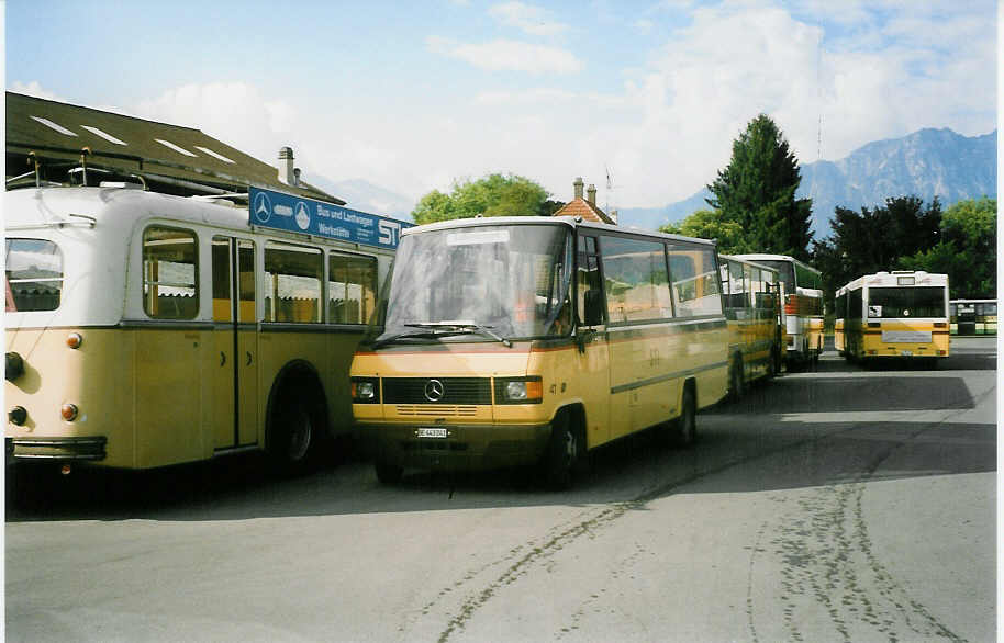 (023'004) - STI Thun - Nr. 41/BE 443'241 - Mercedes/Auwrter am 26. Mai 1998 in Thun, Garage