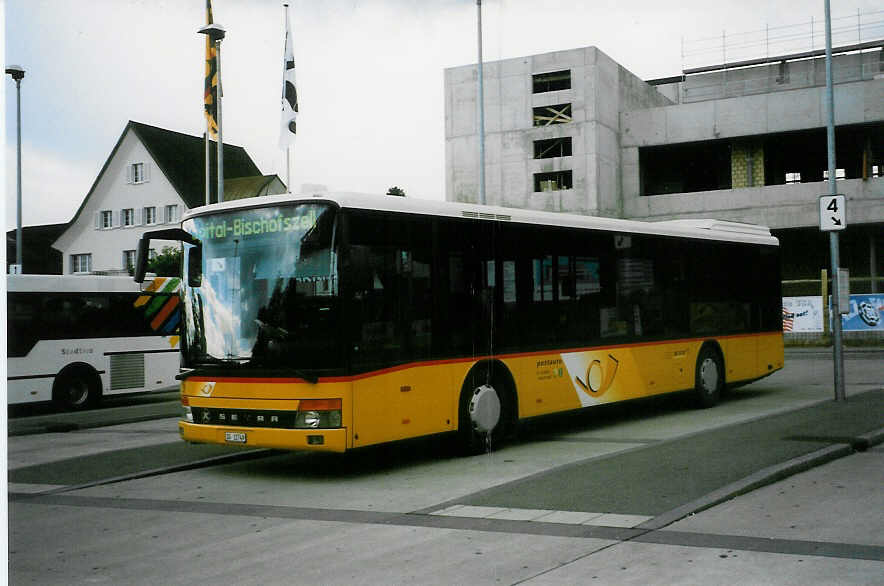 (023'513) - Buner&Schmidt, Jonschwil - SG 12'749 - Setra am 14. Juni 1998 beim Bahnhof Wil