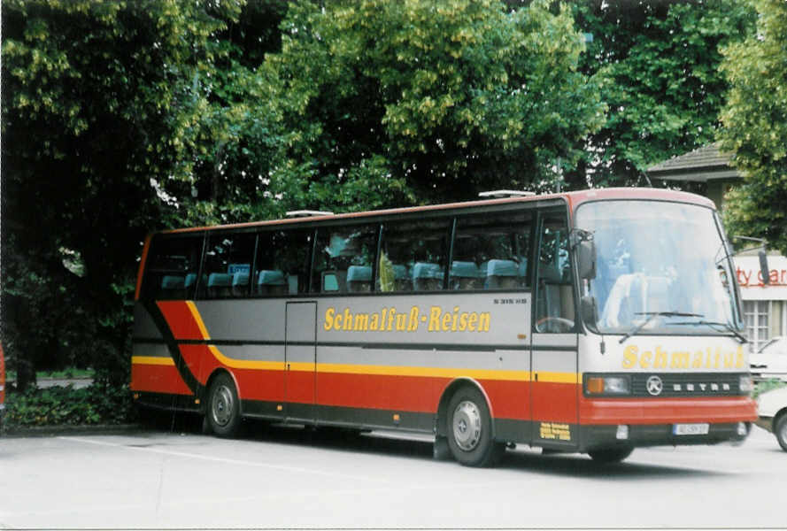 (023'803) - Aus Deutschland: Schmalfuss, Rodwisch - AS-SH 89 - Setra am 2. Juli 1998 in Thun, Grabengut