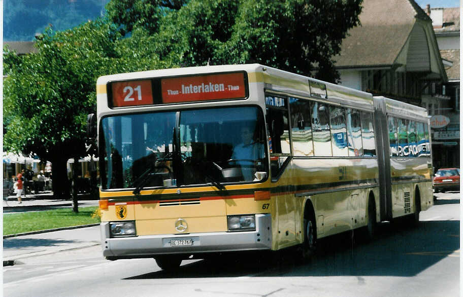 (023'821) - STI Thun - Nr. 67/BE 372'767 - Mercedes am 6. Juli 1998 in Interlaken, Hheweg