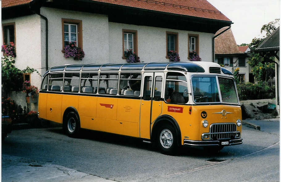 (026'101) - Lambach, Mriken - AG 14'703 - FBW/FHS (ex Hotz, Rickenbach bei Wil/TG; ex P 24'079; ex P 21'579) am 5. September 1998 in Hottwil, Gasthof zum Bren