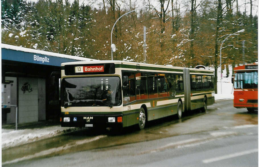 (029'402) - SVB Bern - Nr. 226/BE 513'226 - MAN am 16. Februar 1999 in Bern, Bmpliz