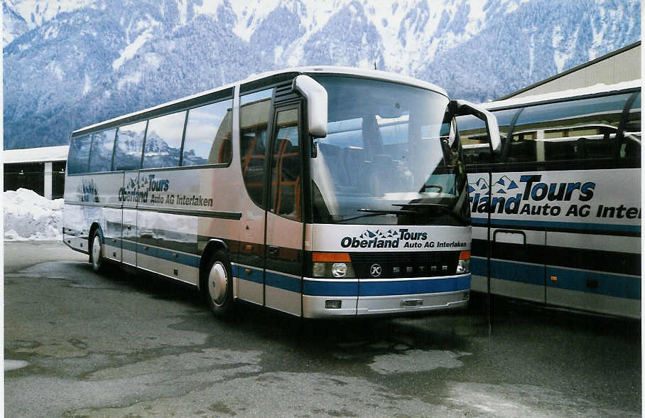 (029'914) - AAGI Interlaken - Nr. 16 - Setra am 6. Mrz 1999 in Interlaken, Garage