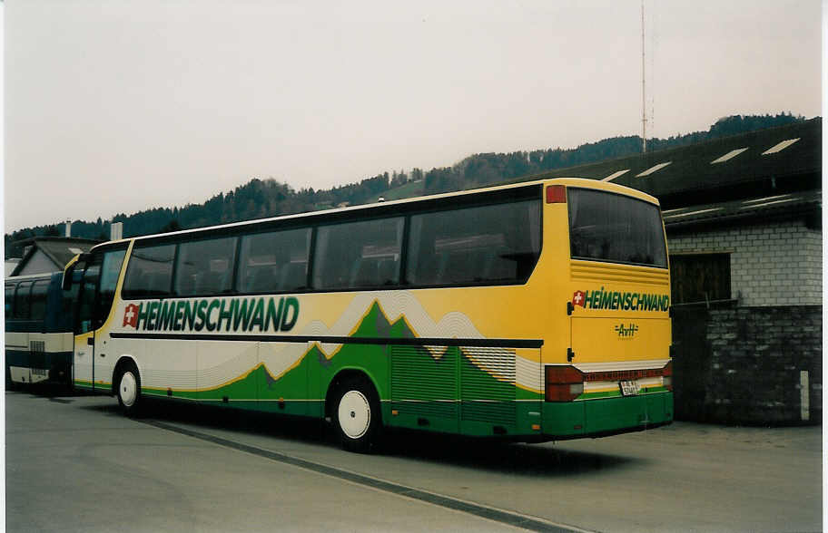 (030'515) - AvH Heimenschwand - Nr. 8/BE 57'461 - Setra am 26. Mrz 1999 in Thun, Garage STI