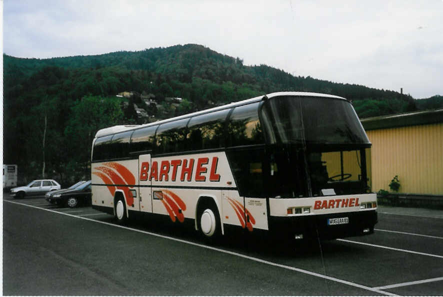 (031'436) - Aus Deutschland: Barthel, Gunzenhausen - WUG-AA 81 - Neoplan am 7. Mai 1999 in Thun, Seestrasse