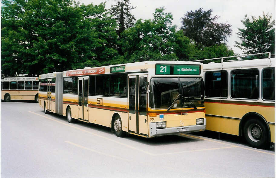 (031'525) - STI Thun - Nr. 65/BE 435'065 - Mercedes am 16. Mai 1999 bei der Schifflndte Thun