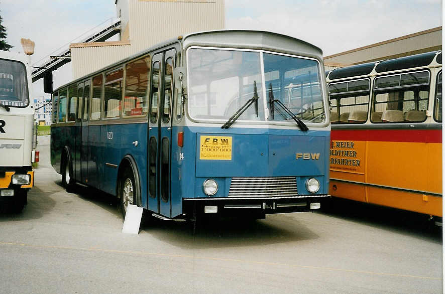 (032'310) - VZO Grningen - Nr. 14 - FBW/Tscher am 26. Juni 1999 in Hinwil, AMP