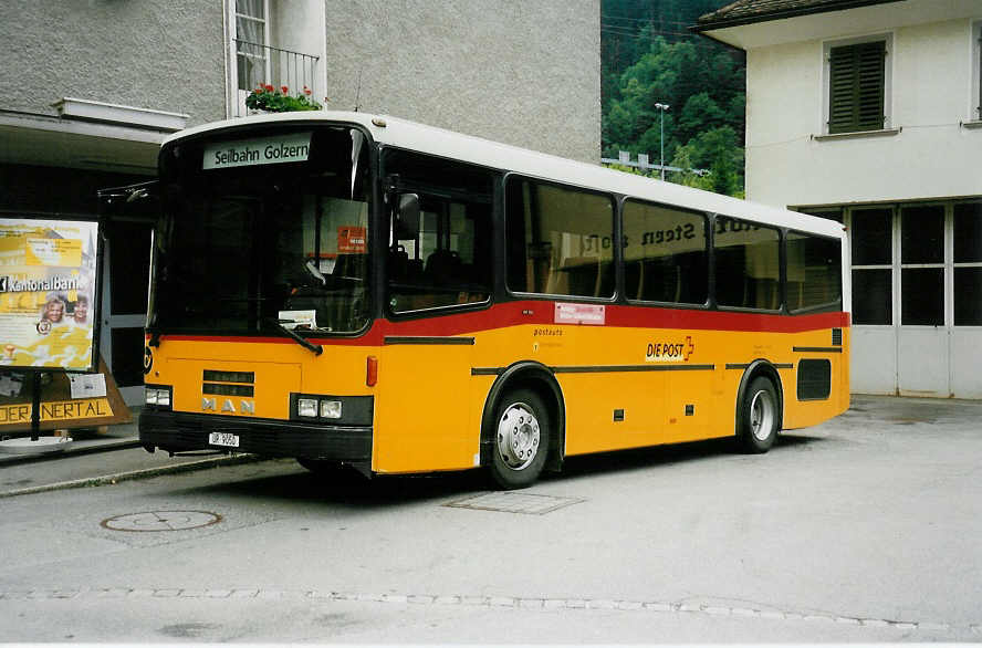 (032'921) - Tresch, Amsteg - UR 9050 - MAN/Lauber am 27. Juni 1999 in Amsteg, Post