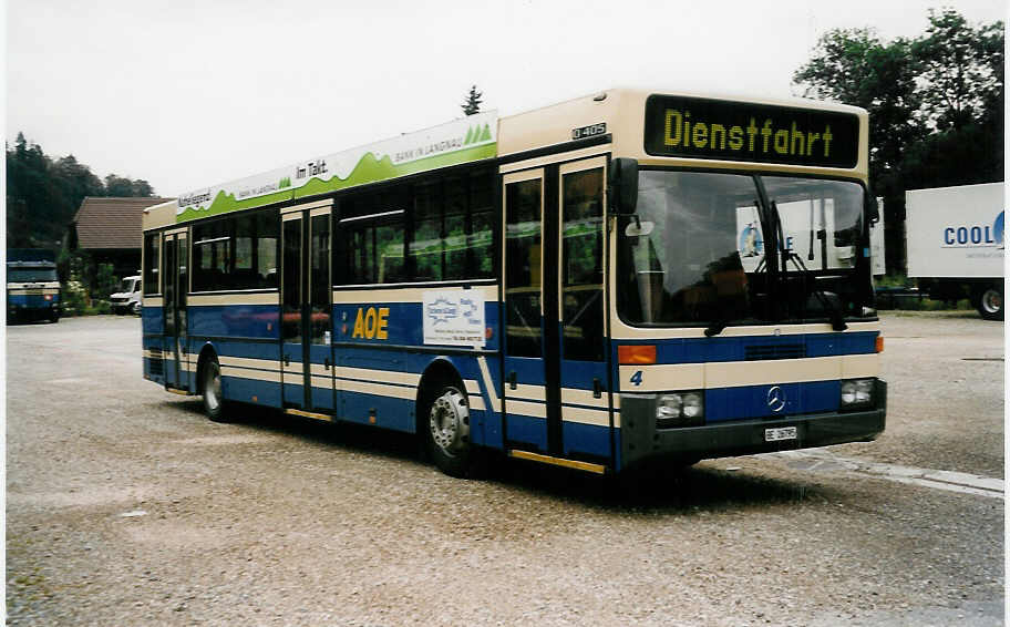 (034'133) - AOE Langnau - Nr. 4/BE 26'795 - Mercedes am 13. Juli 1999 in Langnau, Garage