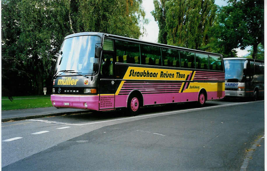 (034'827) - Straubhaar, Thun - BE 239'682 - Setra (ex Mller, Uttigen) am 23. Juli 1999 in Thun, Lachen