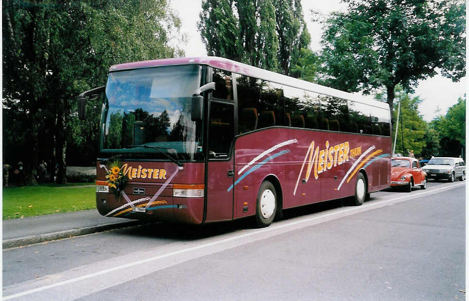 (035'414) - Meister, Thun - BE 78'669 - Van Hool am 21. August 1999 in Thun, Lachen