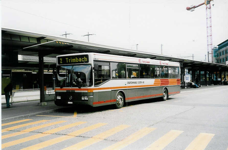 (036'013) - SOO Olten - Nr. 75/SO 21'066 - Mercedes am 28. August 1999 beim Bahnhof Olten