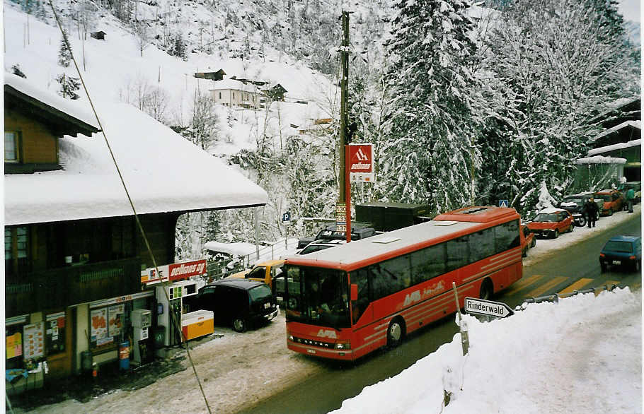 (038'409) - AFA Adelboden - Nr. 7/BE 26'707 - Setra am 31. Dezember 1999 in Achseten, Hoher Steg