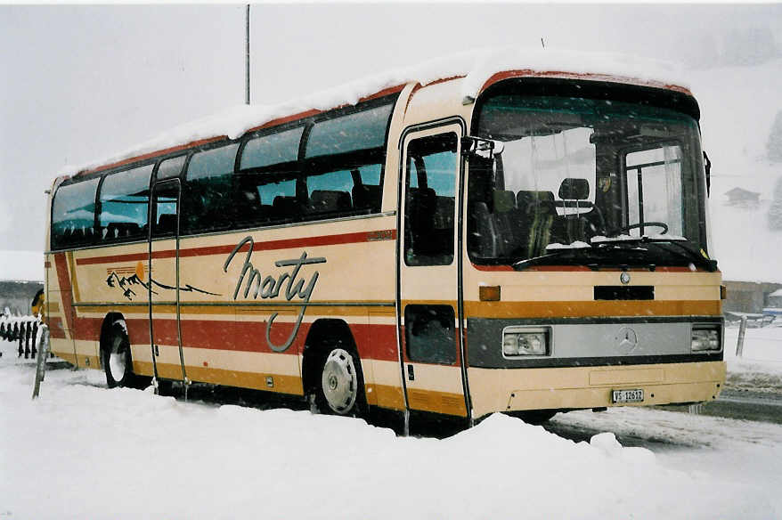 (039'202)- Marty, Varen - VS 12'612 - Mercedes am 20. Februar 2000 in Adelboden, Kreuzweg