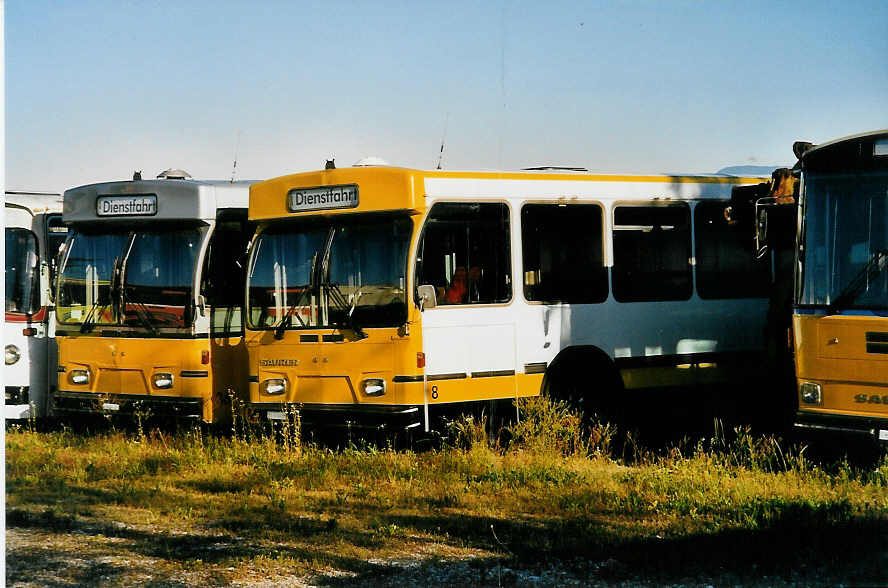 (040'923) - VBSH Schaffhausen - Nr. 8 - Saurer/Hess am 18. Juni 2000 in Herzogenbuchsee, Heiniger (Teilaufnahme)