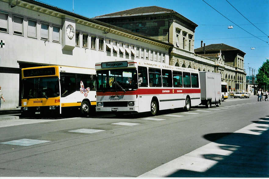 (041'405) - ASS Schleitheim - Nr. 3/SH 12'503 - Volvo/Hess (ex Nr. 13) am 19. Juni 2000 beim Bahnhof Schaffhausen