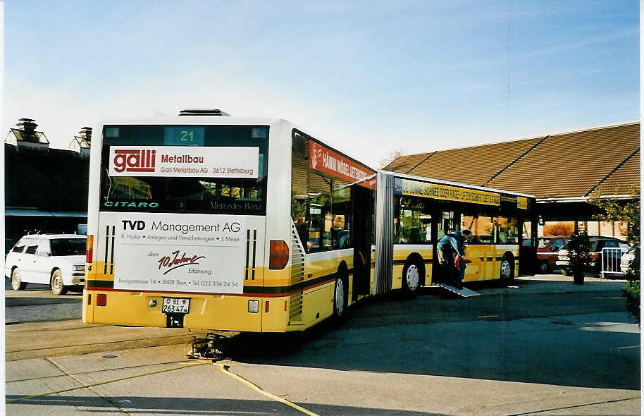 (043'717) - STI Thun - Nr. 74/BE 263'474 - Mercedes am 5. November 2000 in Thun, Expo