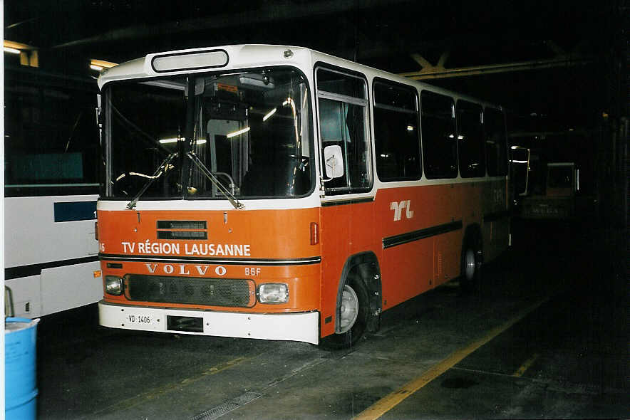 (045'320) - TL Lausanne - Nr. 46/VD 1406 - Volvo/Hess am 11. Mrz 2001 in Lausanne, Dpt Borde