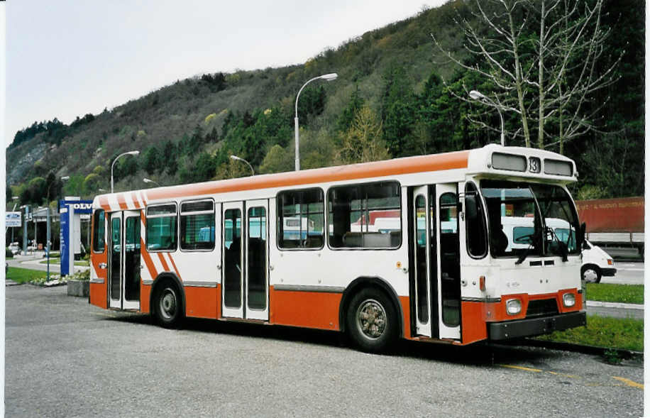 (045'814) - TPG Genve - Nr. 547/GE 96'554 - FBW/Hess-Lauber (ex Nr. 257) am 19. April 2001 in Biel, BTR