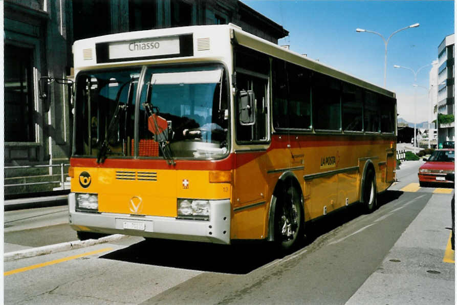 (046'209) - Schera, Muggio - Nr. 13/TI 70'235 - Vetter am 24. April 2001 beim Bahnhof Chiasso