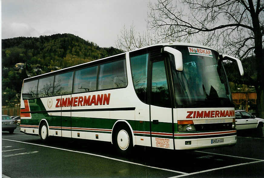 (046'329) - Aus Deutschland: Zimmermann, Wipperfrth - GM-LM 333 - Setra am 25. April 2001 in Thun, Seestrasse