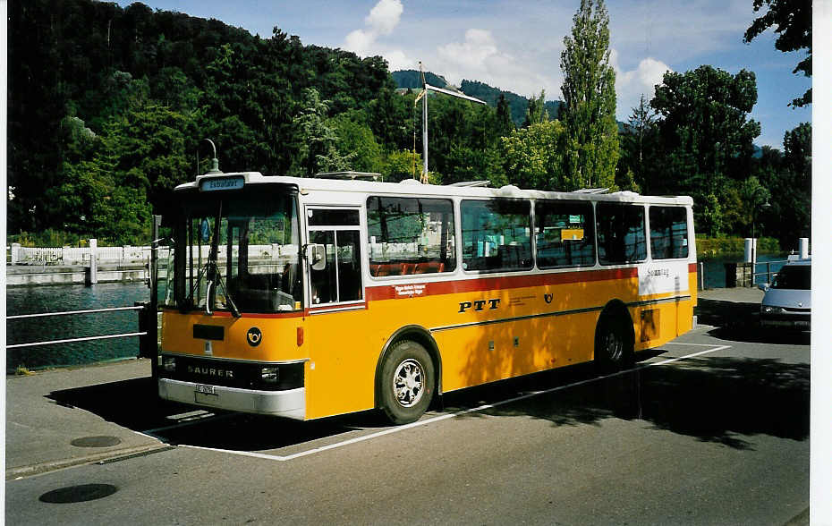 (049'230) - ASK Schangnau - BE 26'796 - Saurer/R&J am 23. August 2001 bei der Schifflndte Thun