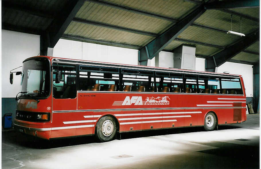 (053'524) - AFA Adelboden - Nr. 12/BE 26'702 - Setra am 26. Mai 2002 im Autobahnhof Adelboden