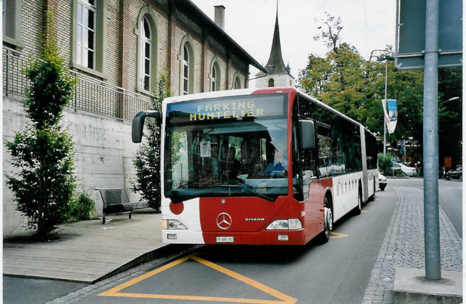 (055'325) - TPF Fribourg - Nr. 584/FR 300'392 - Mercedes am 5. August 2002 in Murten, Carterminal